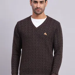 Monte Carlo Men Self Design Pullover-image-50