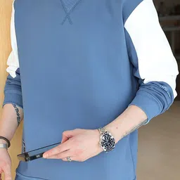 StyleCast x Revolte Men Colourblocked Winter Sweatshirt-picture-43