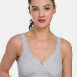 SKDREAMS Full Coverage Non Padded Seamless Training or Gym Shaper Sports Bra-26