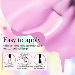 BORN PRETTY UV Soak Off Long Lasting Gel Nail Polish- 10 ml- Shade- JN66 image 2