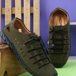HIDA Men Suede Shoe-Style Sandals-image-68