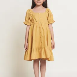 BAESD Halter Neck Flared Sleeve A-Line Dress-image-15