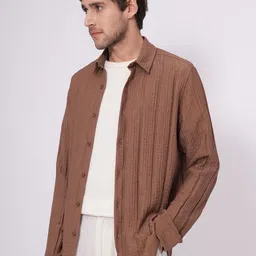 SELECTED Men Slim Fit Opaque Casual Shirt-image-29