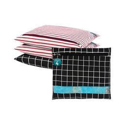 Aura Black Set of 4 Regular Multi-Utility Organisers-12