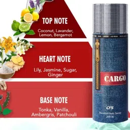 CFS Cargo & Oudh Oudh Set Of 3 Last Longer Deodorants-200ml Each image 4