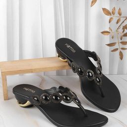 Metro Embellished Block Sandals-21