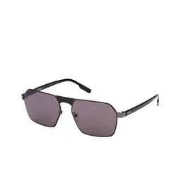 Ermenegildo Zegna Men Grey Lens & Black Aviator Sunglasses-picture-0