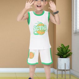 NEW GEN Boys Printed T-shirt with Shorts-image-51