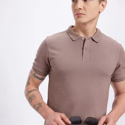 glitchez Polo Collar Regular Fit T-shirt-image-4