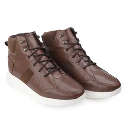 Bxxy Men Hidden Elevator Height Increasing Lightweight High-Top Sneakers-77