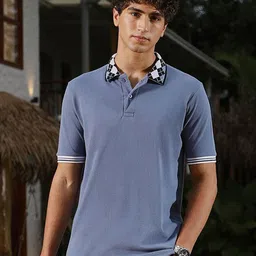 Campus Sutra Men Colourblocked Polo Collar Pockets T-shirt-picture-20