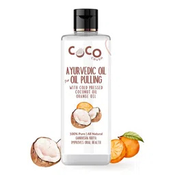 Coco Crush Ayurvedic Coconut Oil For Oil Pulling Infused With Orange Oil-50ml-image-38