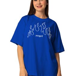 STATUS MANTRA Women Typography Printed Bio Finish Applique T-shirt-image-54