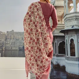LeeliPeeri Designer Embroidered Round Neck Kurta With Trousers & Dupatta image 2