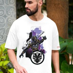 Metronaut Superhero Printed Pure Cotton Oversized T-shirt-image-31