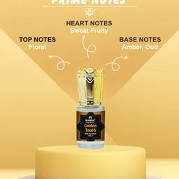 mannat fragrances Golden Touch Alcohol Free Attar - 6 ml image 2