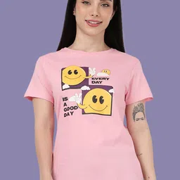Kryptic Printed Relaxed Fit Pure Cotton Lounge T-Shirt-picture-47