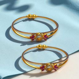 AARTISAI Set Of 2 Gold-Plated Bangles-11