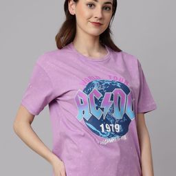 Free Authority Acdc Printed Pure Cotton Oversized Fit T-Shirt-image-23