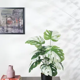 ARICK DECOR White 1 Pieces Artificial Plant With Pot-16