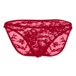MOODSTRING Self Designed Laced Low-Rise Thong Brief ML-07116-RD-S image 5