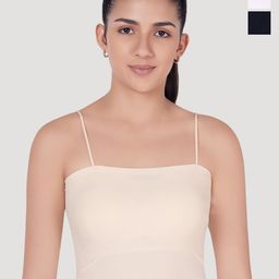 PLUMBURY Pack Of 3 Lightly Padded Camisoles-image-48