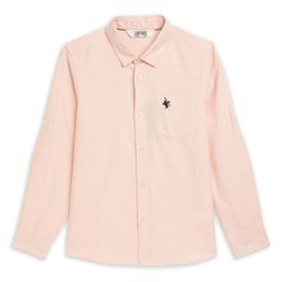 Cantabil Boys Spread Collar Solid Cotton Casual Shirt-image-66