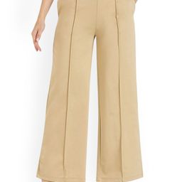 CORSICA Women Relaxed Straight Leg Flared High-Rise Pleated Trousers-image-25