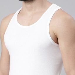 CAVENDERS Men White Innerwear Vests-picture-4