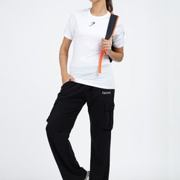 FUAARK Women Abzorb Solid Round Neck Slim Fit T-shirt-image-39