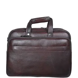 Calvadoss Women Textured Leather Laptop Bag-23