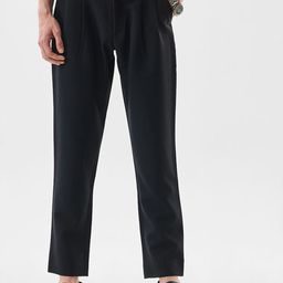 Snitch Men Slim Fit Pleated Stretch Formal Trouser-image-83