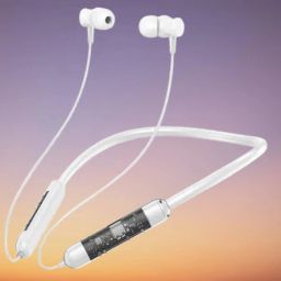Transparent Neckband Wireless Splash-Proof Stereo High Bass Sound M2 Bluetooth Bluetooth Headset-image-28