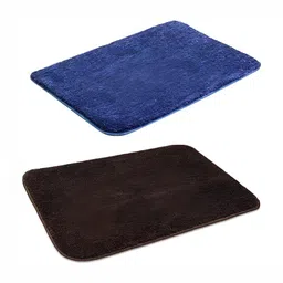 GBL COLLECTION Blue Polypropylene Water Resistant Floor Mat-image-66