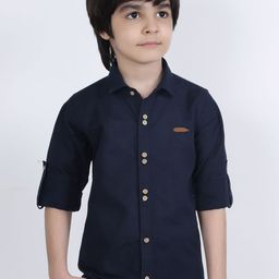 MashUp Boys Classic Opaque Casual Shirt-image-61
