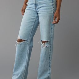 AMERICAN EAGLE OUTFITTERS Women Cotton Slim Fit Mid-Rise Slash Knee Stretchable Jeans-image-51