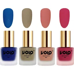 VOLO Set Of 4 Velvet Matte Nail Polish - 8 ml Each - 19 - 37 - 38 - 43-image-86