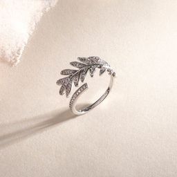 Cierra Silver Plated Stone-Studded Adjustable Finger Ring-image-23