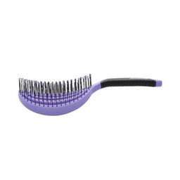 NuWay 4Hair Patented Detangler Paddle Hair Brush - Purple-48