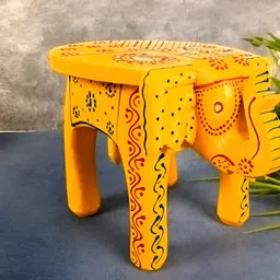 apka mart Yellow Figurine Showpiece-image-12