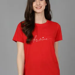 Adyavastram Women Typography T-shirt-picture-40