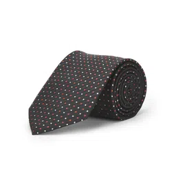 Cazzano Men Woven Design Broad Tie-image-45