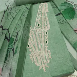 Soch Embroidered Linen Unstitched Dress Material-image-58