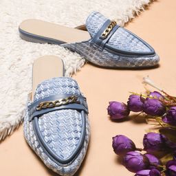 Try Me Women Ethnic Mules Flats-30