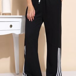 Funday Fashion Women Relaxed Fit Mid-Rise Trousers-image-40