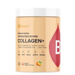 MyFitFuel Premium Series Hydrolyzed Bovine Collagen+ - 250g - Orange-74