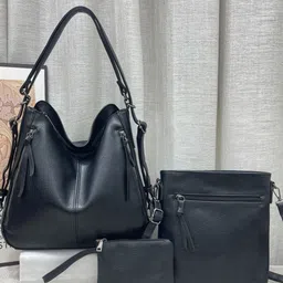 ITALISH Textured PU Structured Tote Bag-17