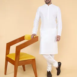 ZOIS Men Khadi Khadi Kurta-image-56