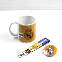 Set of Coffee Keychain and Badge of Real Madrid Club, Gift For Football Fan Ceramic Coffee Mug-image-39