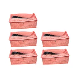 Ajabh Peach-Coloured Set of 5 Water Resistant Multi-Utility Organisers image 1